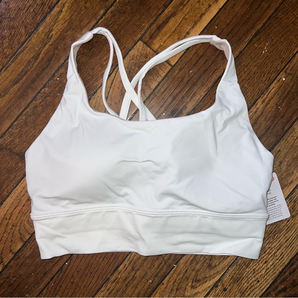 Lululemon Energy Bra Long Line White